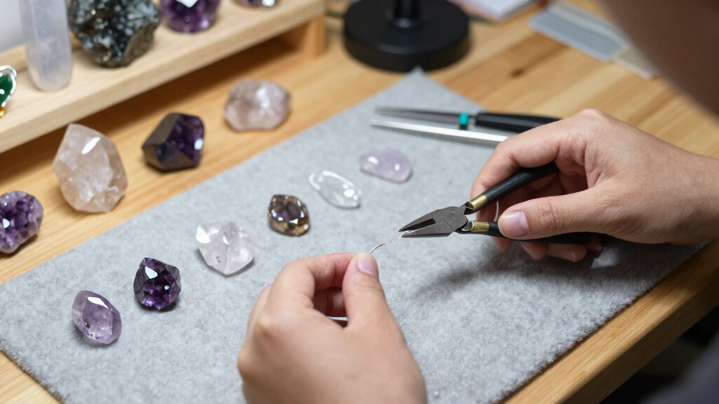 crystal healing jewelry