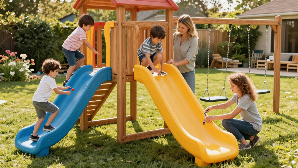 outdoor playsets for backyards