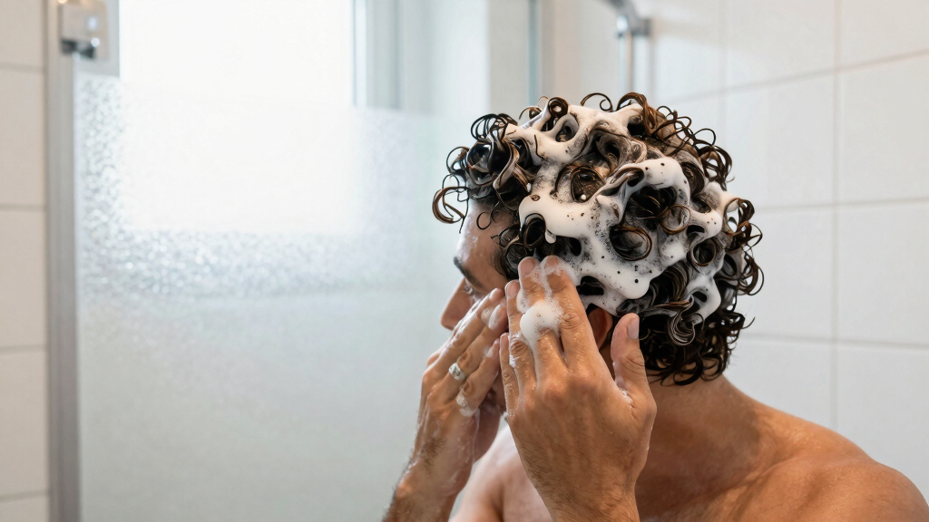 shampoo for curly hair men