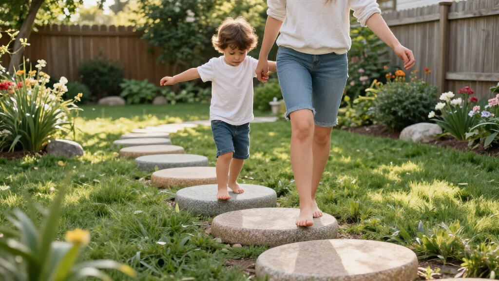 balance stepping stones