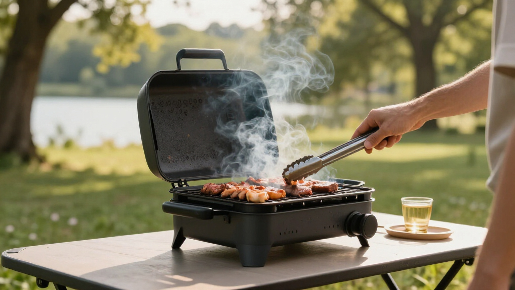 electric pellet tailgate grills portable