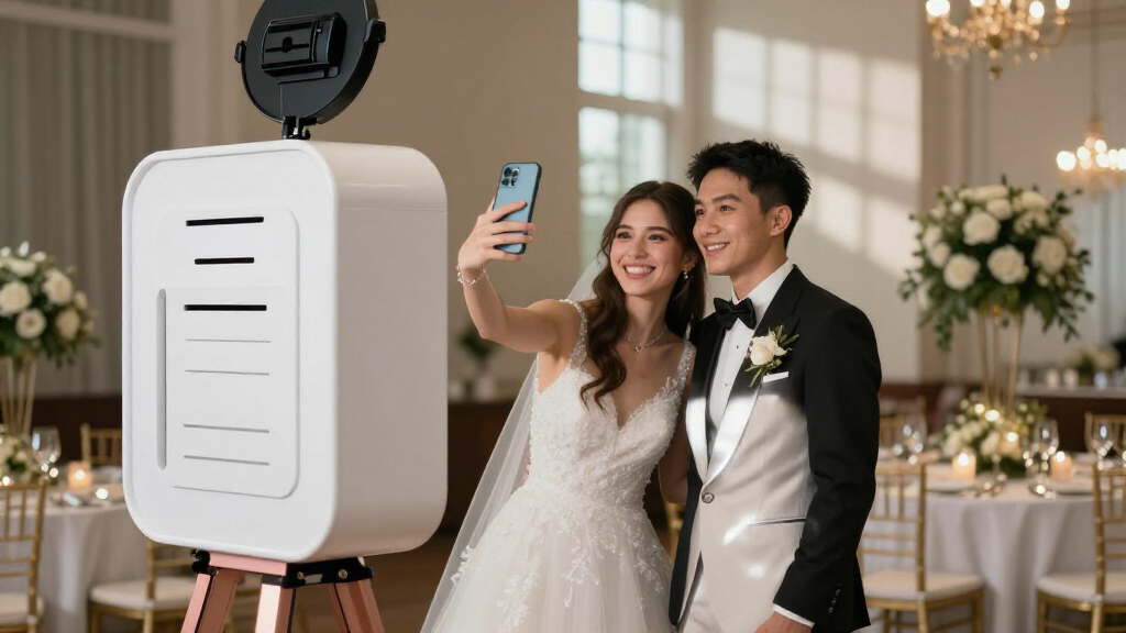 top rated photo booth machine for weddings business rental