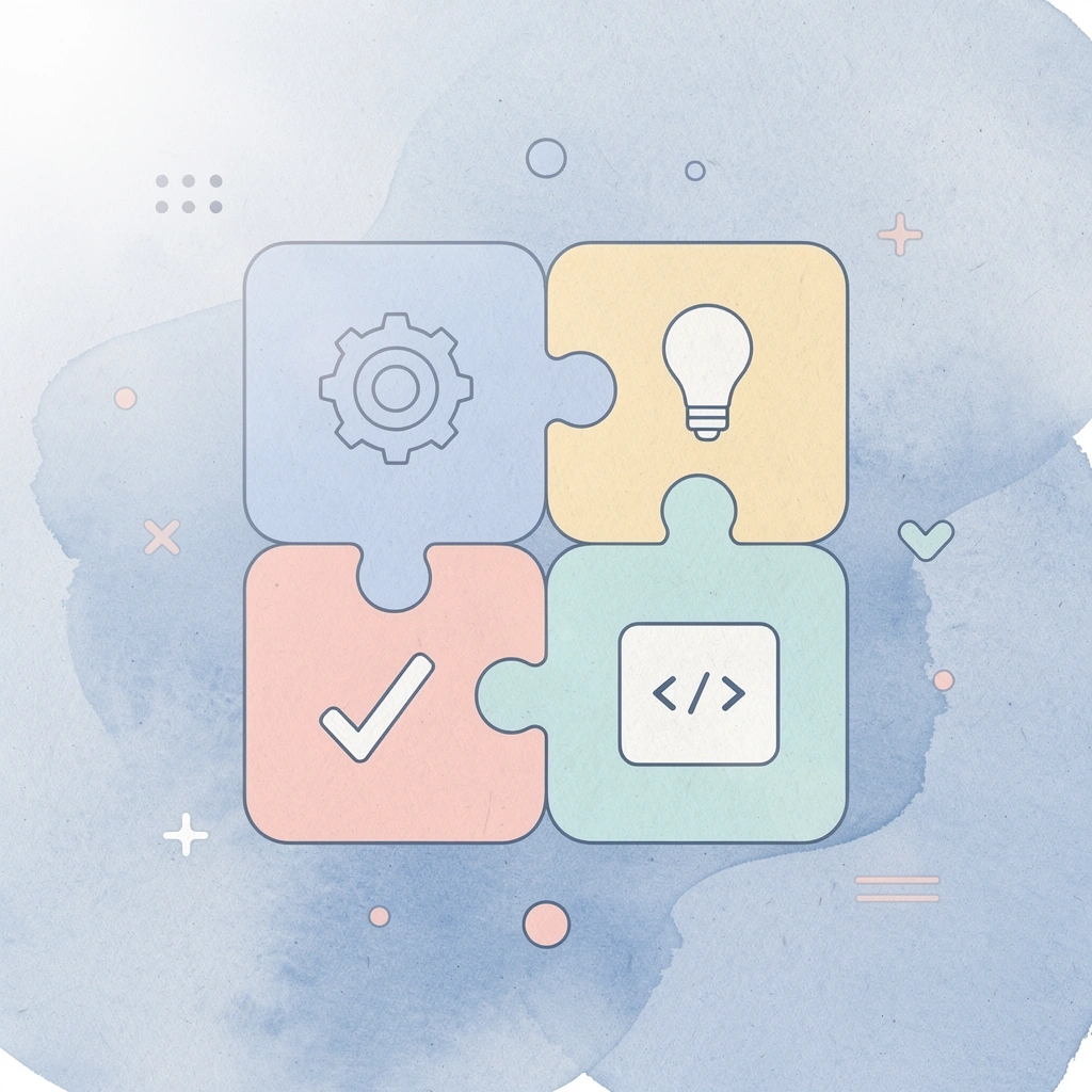 Puzzle pieces fitting together representing finding the right low-code platform for your enterprise