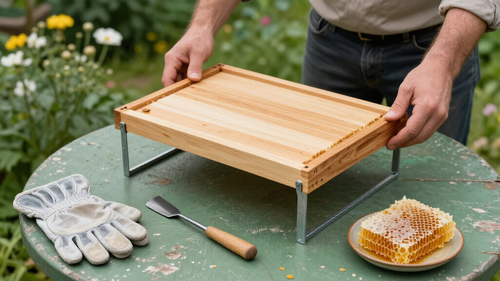 bee hive stand adjustable heavy duty