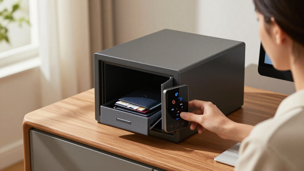 best biometric smart safe for hardware wallets and seed plates