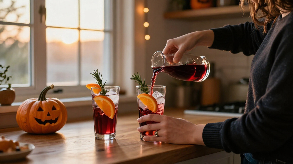 Halloween cocktail glasses