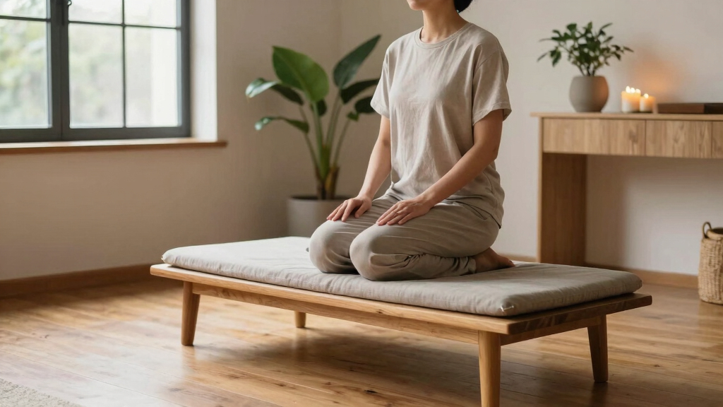 kneeling meditation bench