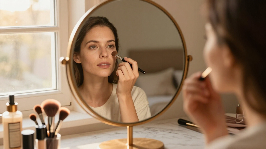 vanity mirror for makeup content