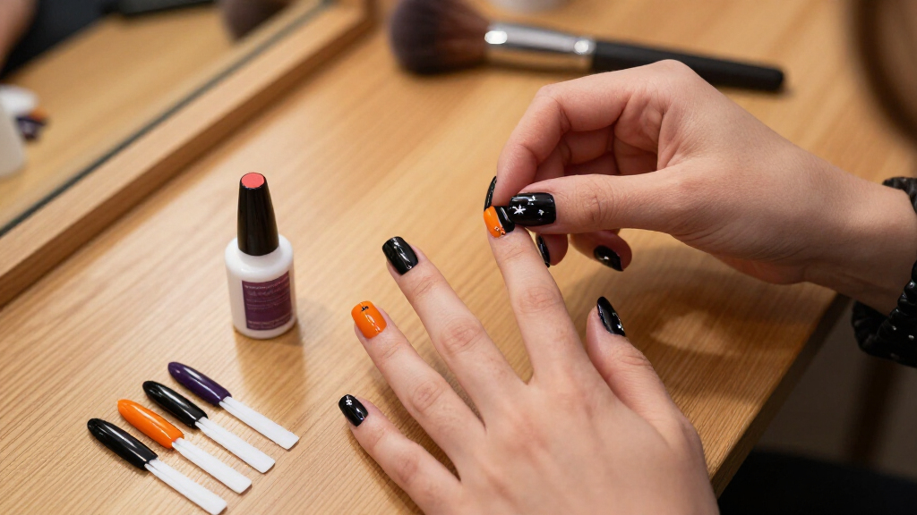Halloween press on nails