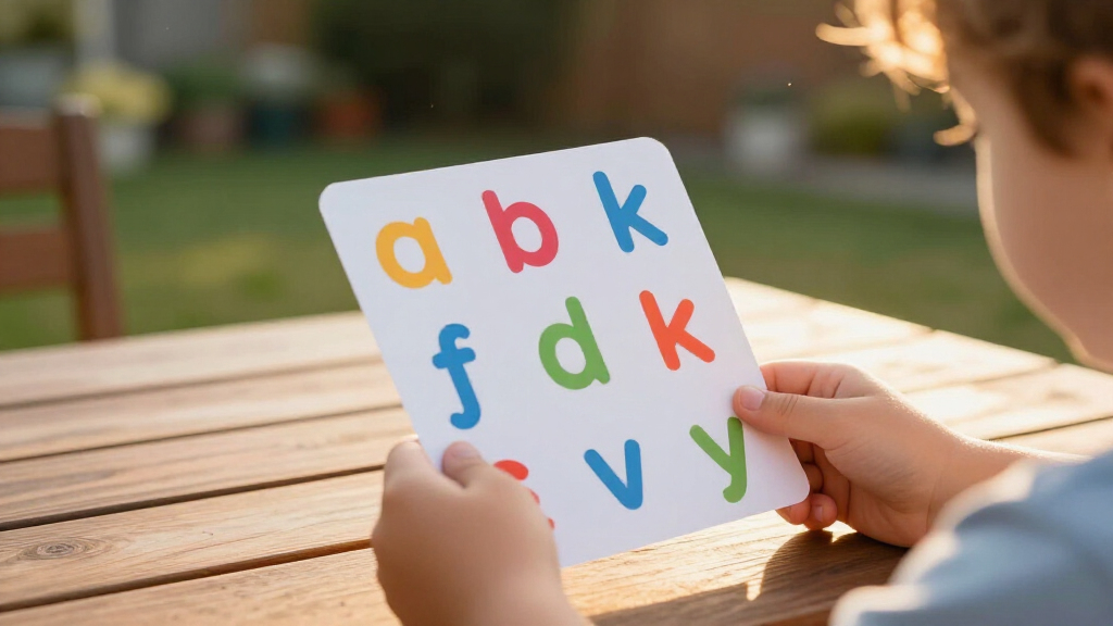 personalized flash cards alphabet
