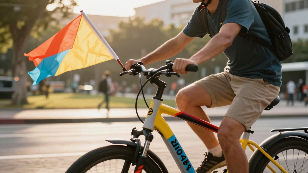 electric bike flags and decals