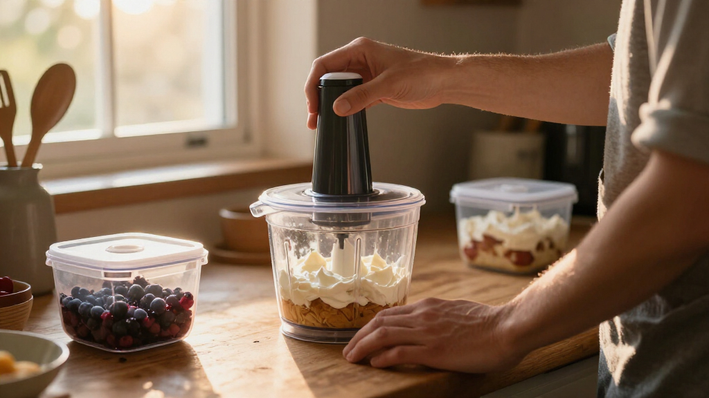 food processors with storage containers