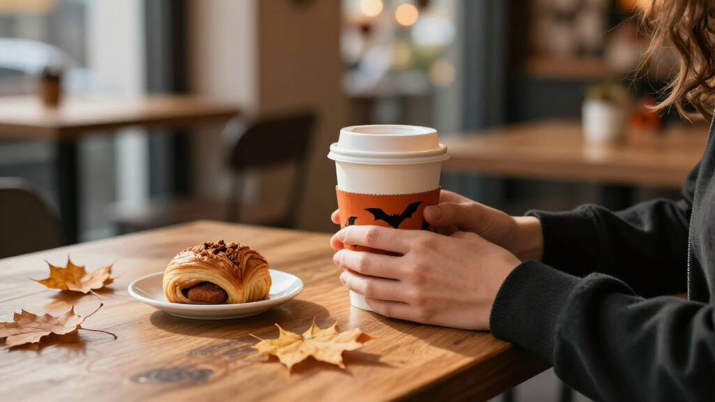 Halloween coffee cup sleeves