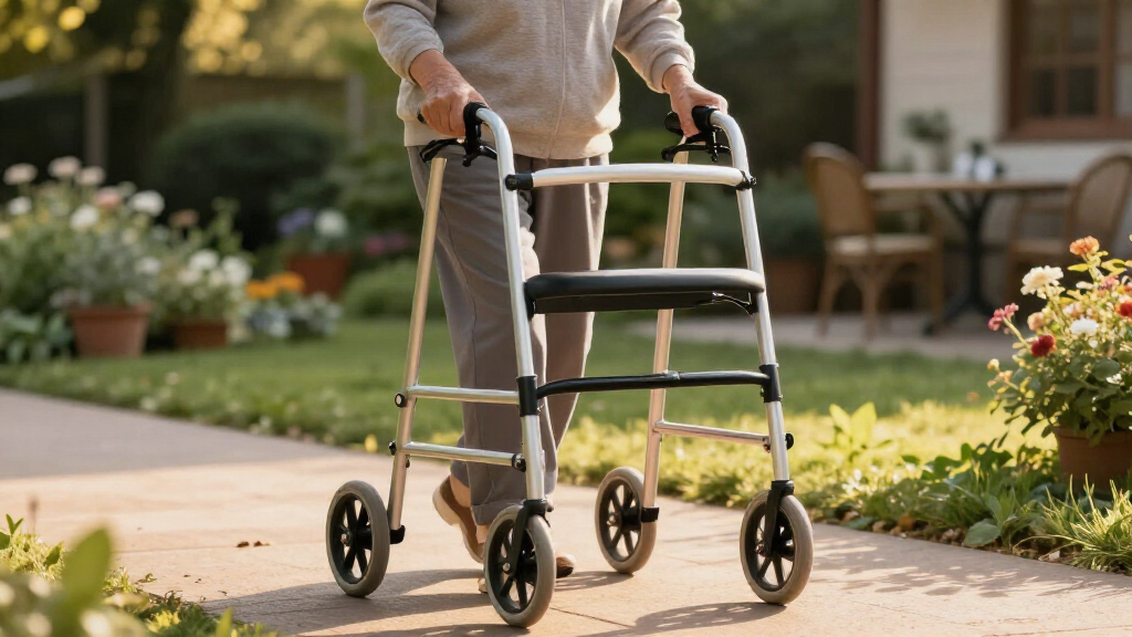 heavy duty walker rollator 300 lb capacity premium