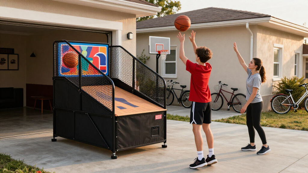 portable basketball arcade games
