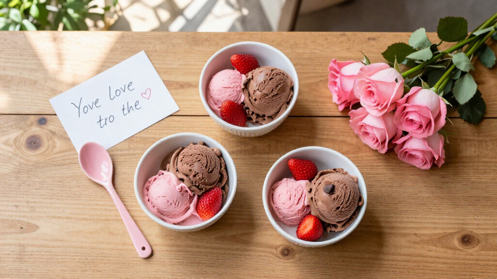 ice creams for valentines day