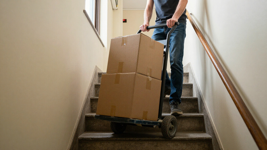 stair climbing cart for heavy loads