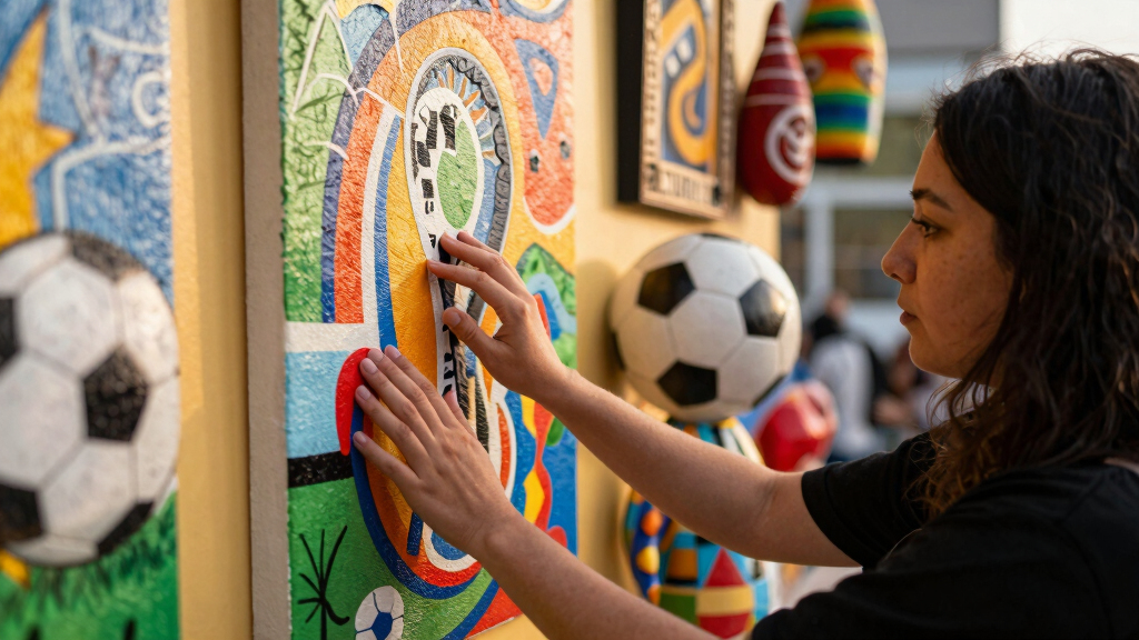 art-inspired FIFA World Cup 2026 decor
