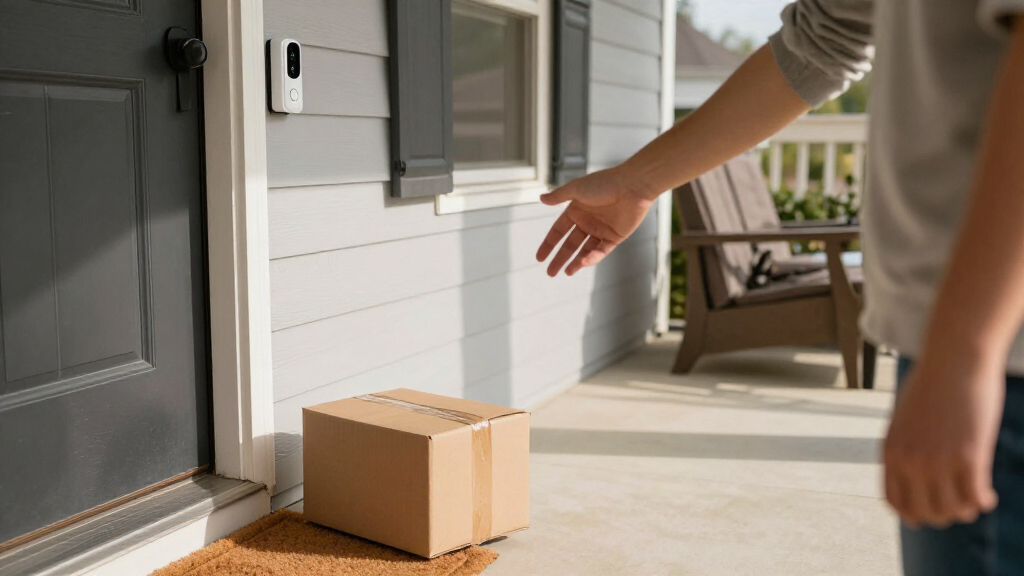 doorbell camera with package detection