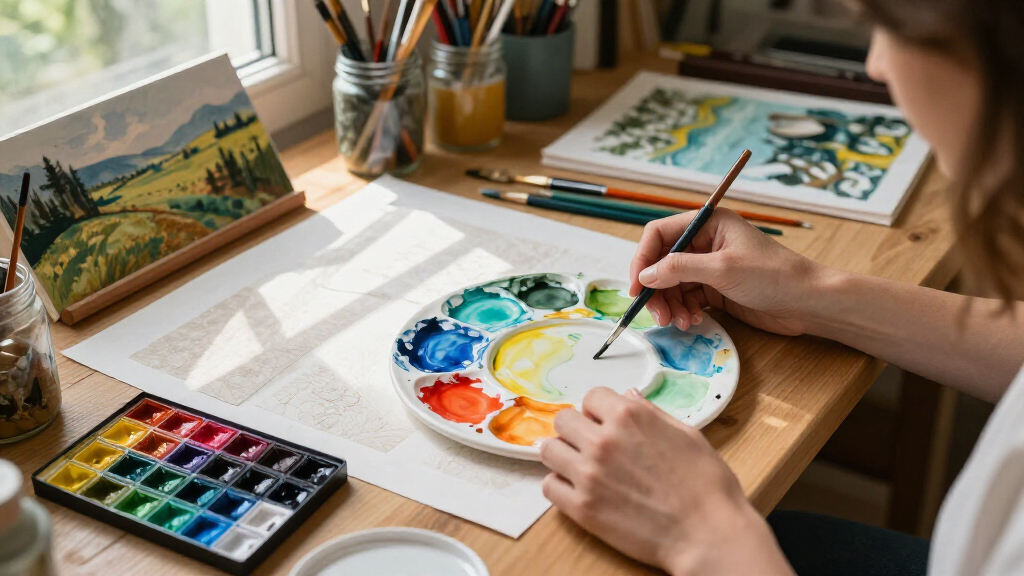 professional watercolor paint sets