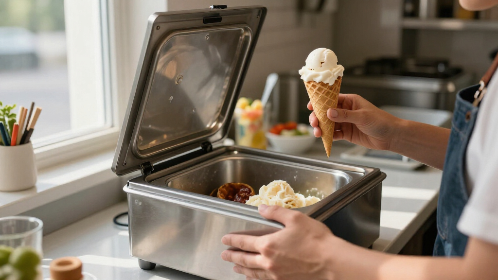 frozen dessert holding cabinets