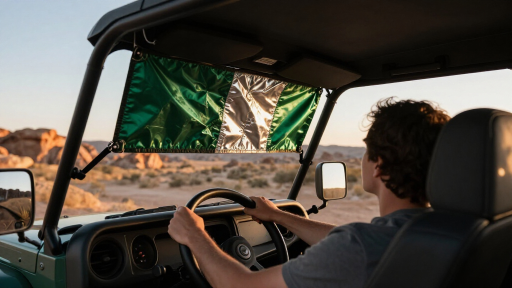 best premium windshield sunshade for off-grid road trips