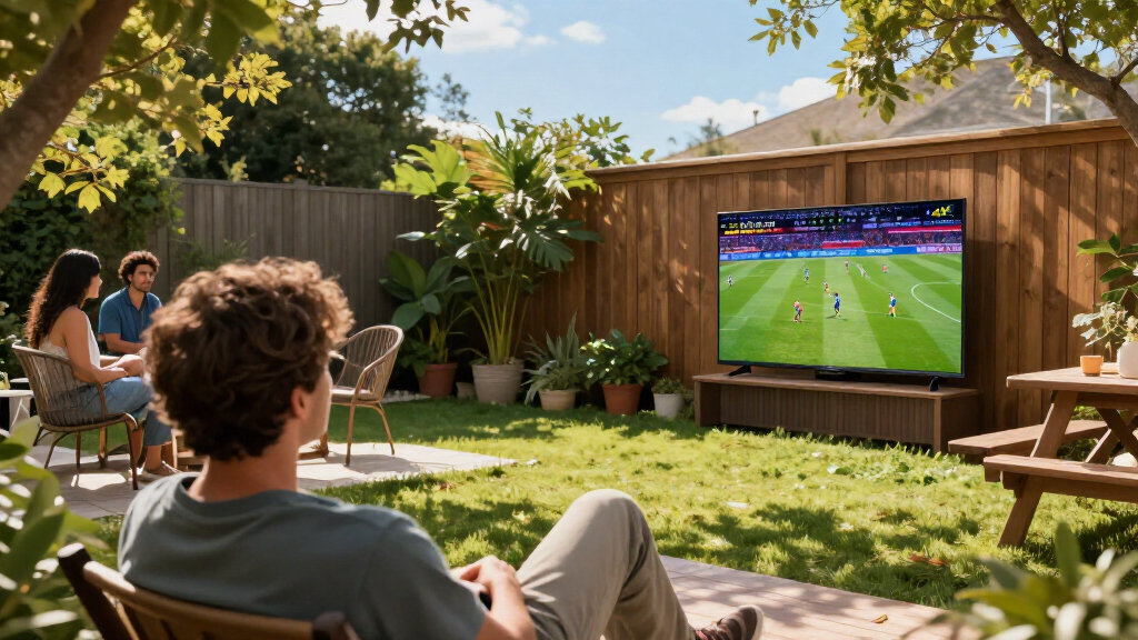 best 4k outdoor tv for fans