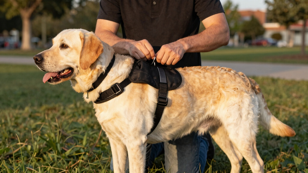 dog mobility harness for hip dysplasia