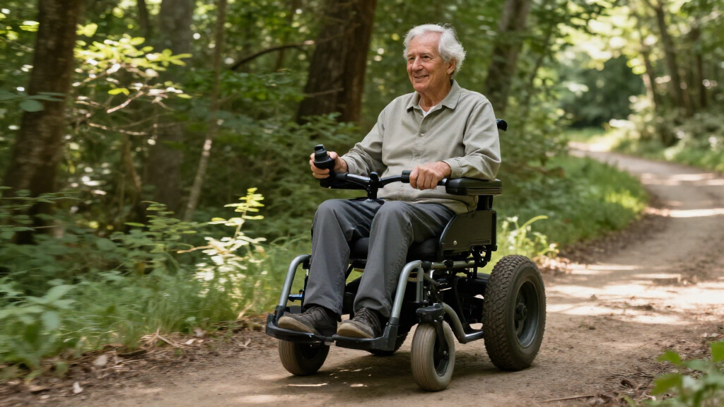 all terrain power wheelchair for outdoor use