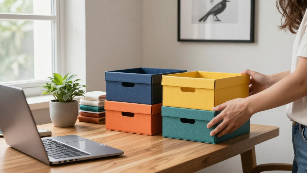 desk organization and storage