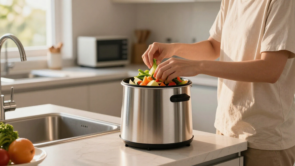 electric compost bin for kitchen