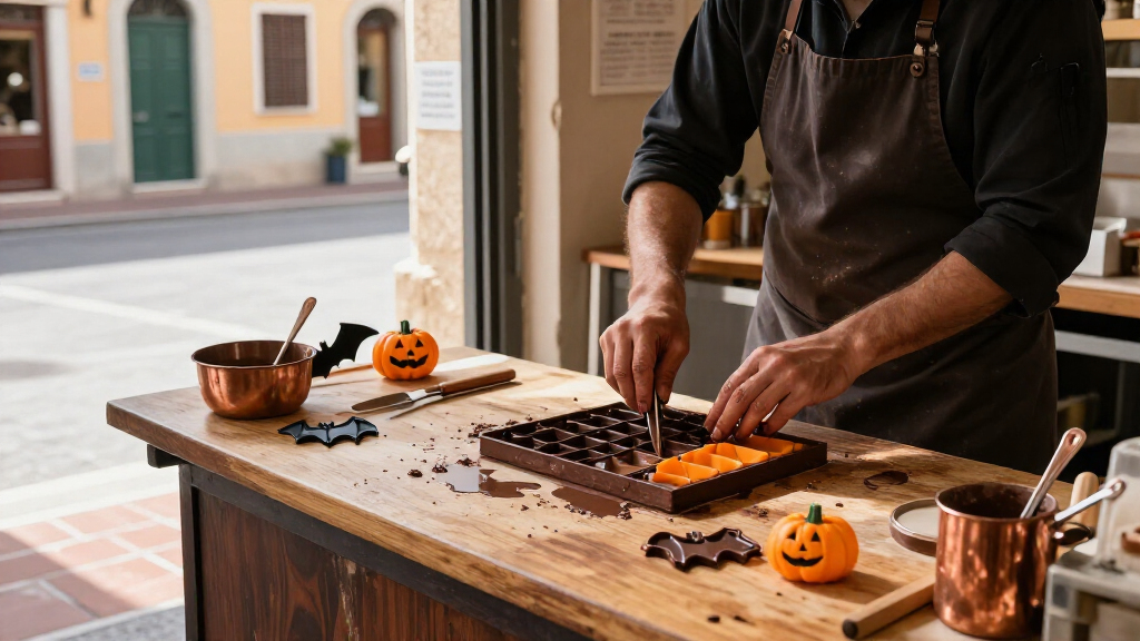 Italian Halloween chocolate molds