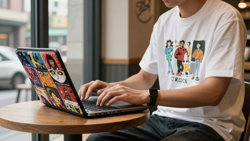 pop culture themed laptop sleeves