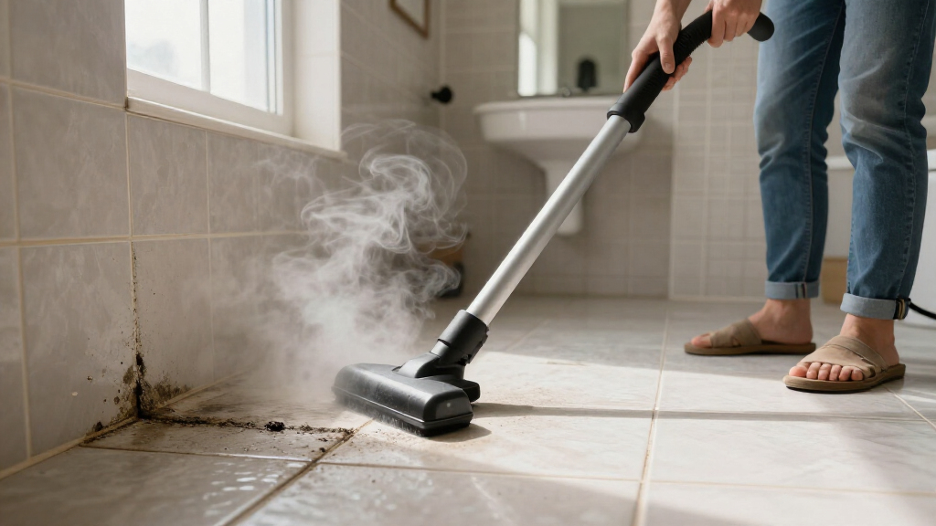 steam cleaner for grout and mold
