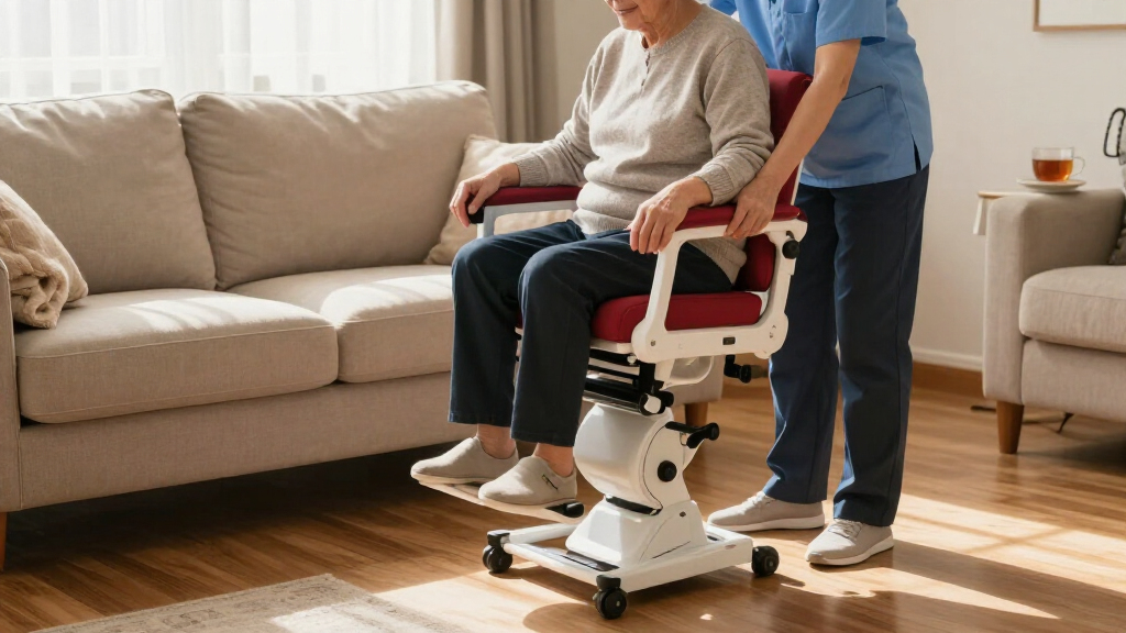 lift chair for caregiver assisted transfers