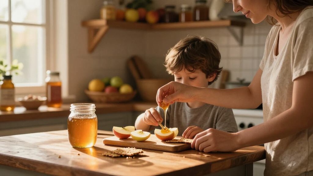 natural honey for school snacks