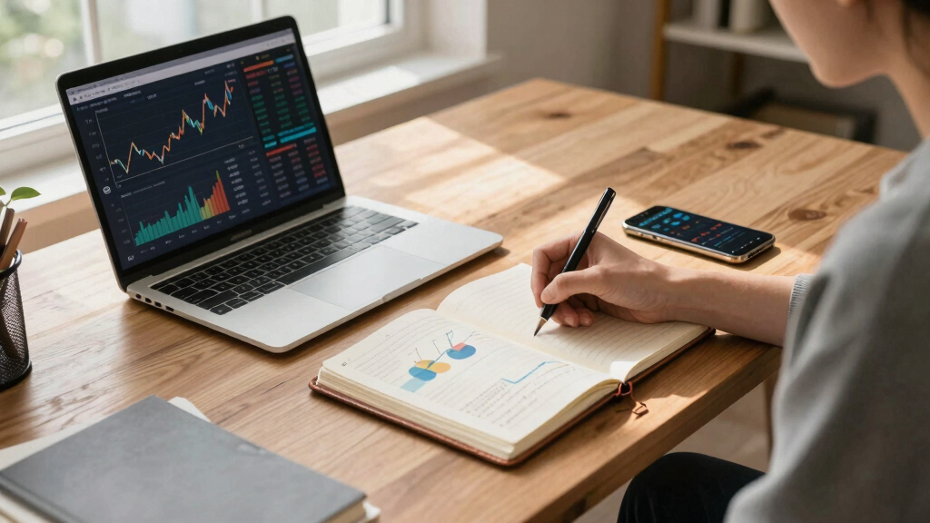 investment tracking notebooks