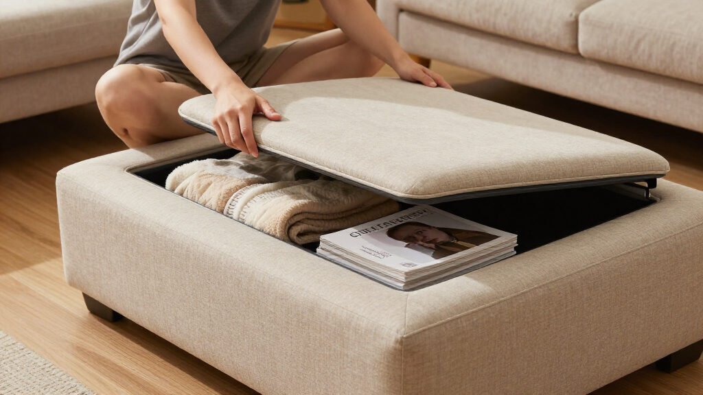 ottomans with storage
