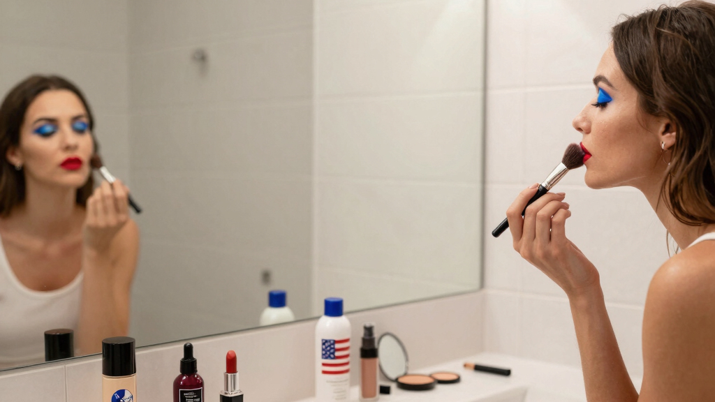 patriotic makeup and beauty products