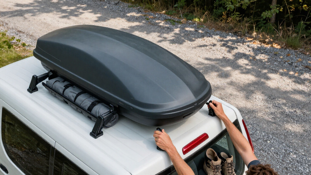 van roof cargo boxes