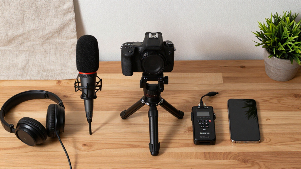 news broadcasting equipment