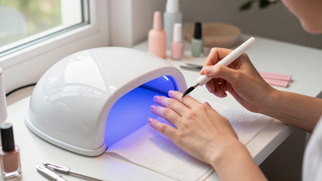 professional dualwavelength nail lamp