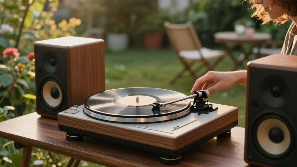 turntable with speakers