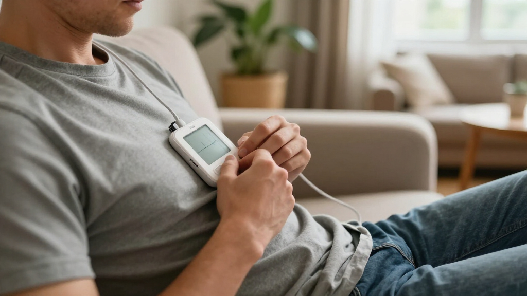 portable ecg monitor device