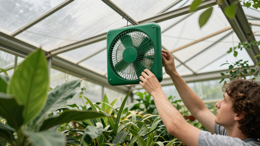 greenhouse vent fans