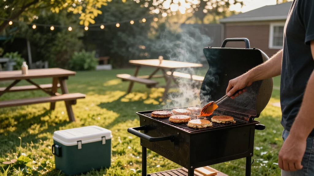 tailgating coolers and grills