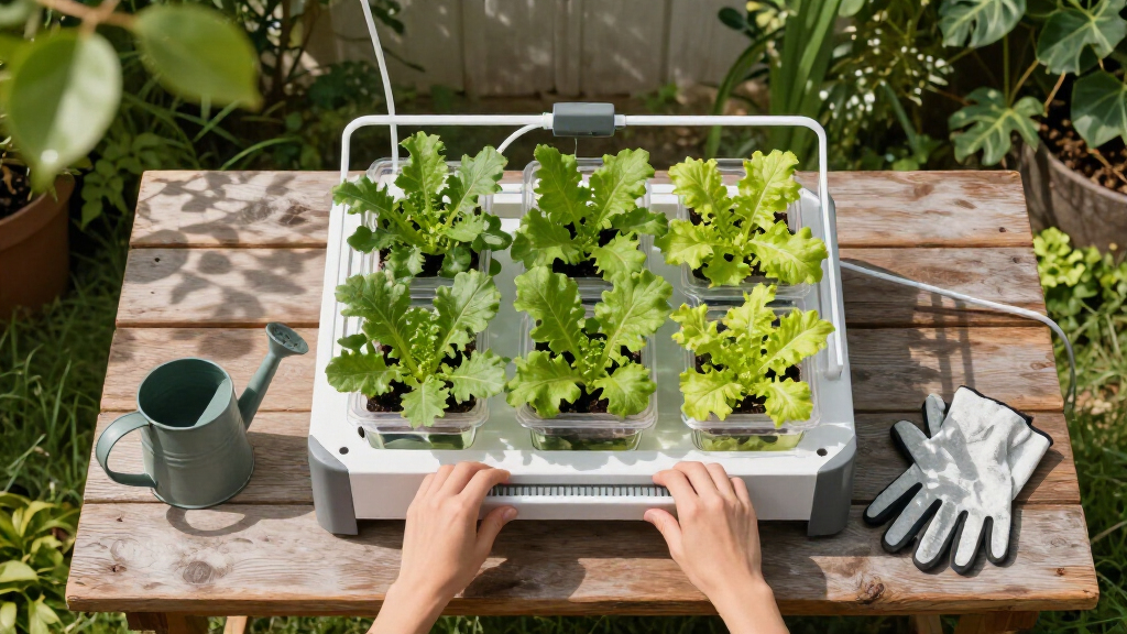 ebb and flow hydroponic system kit