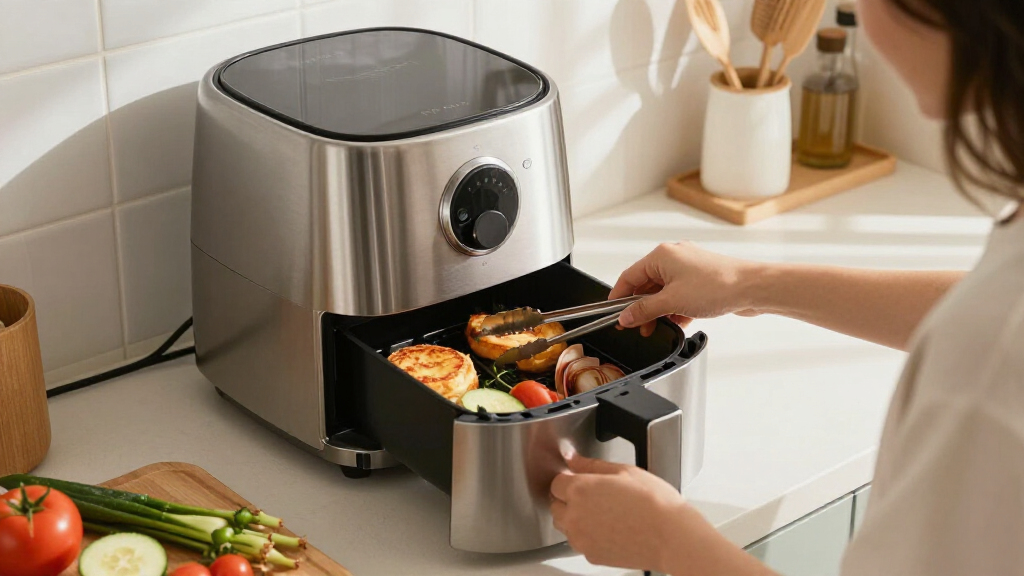 indoor grill air fryer combo for small kitchen