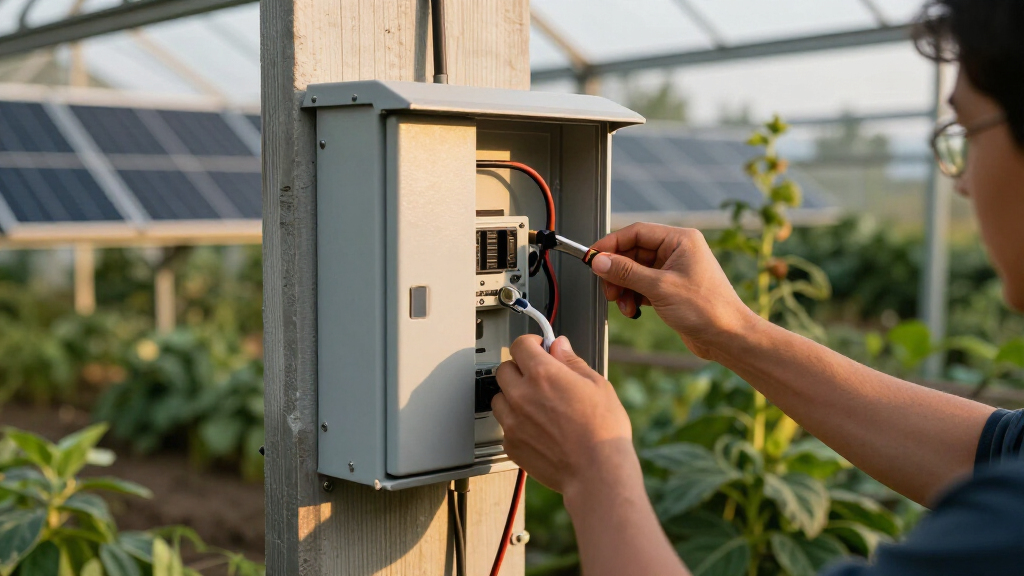 solar combiner box for off grid array
