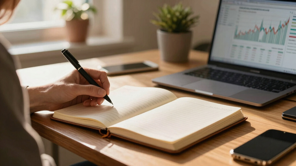 investment tracking notebooks